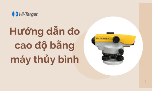 Hướng dẫn đo cao độ bằng máy thủy bình