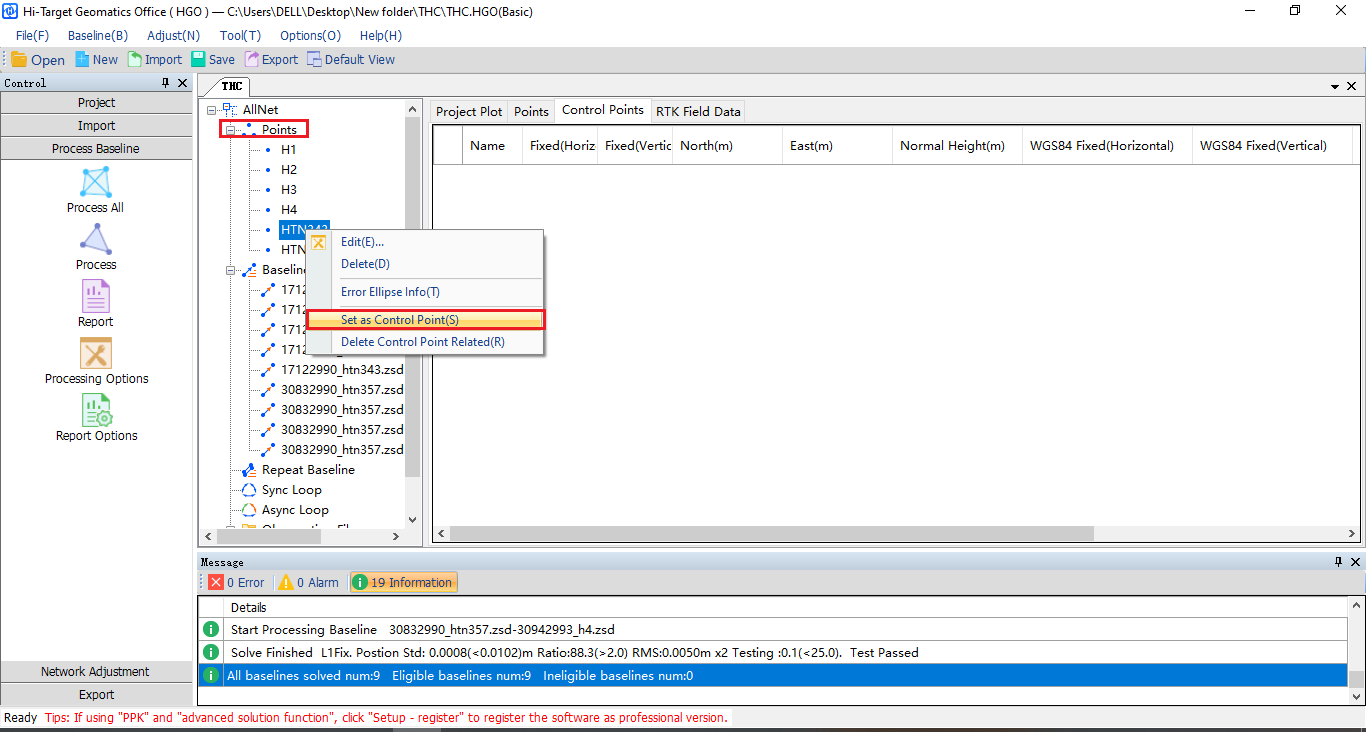 xử lý số liệu bằng phần mềm HGO