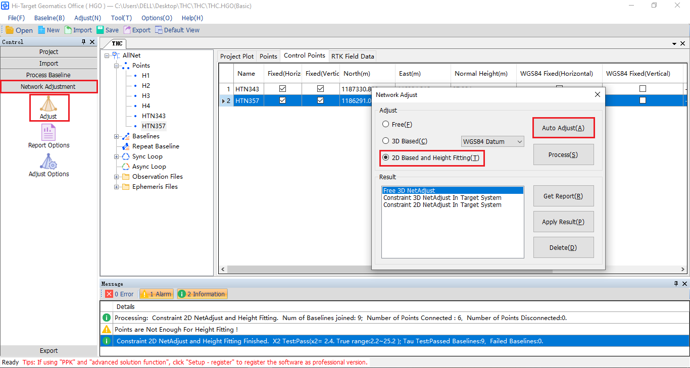 xử lý số liệu bằng phần mềm HGO