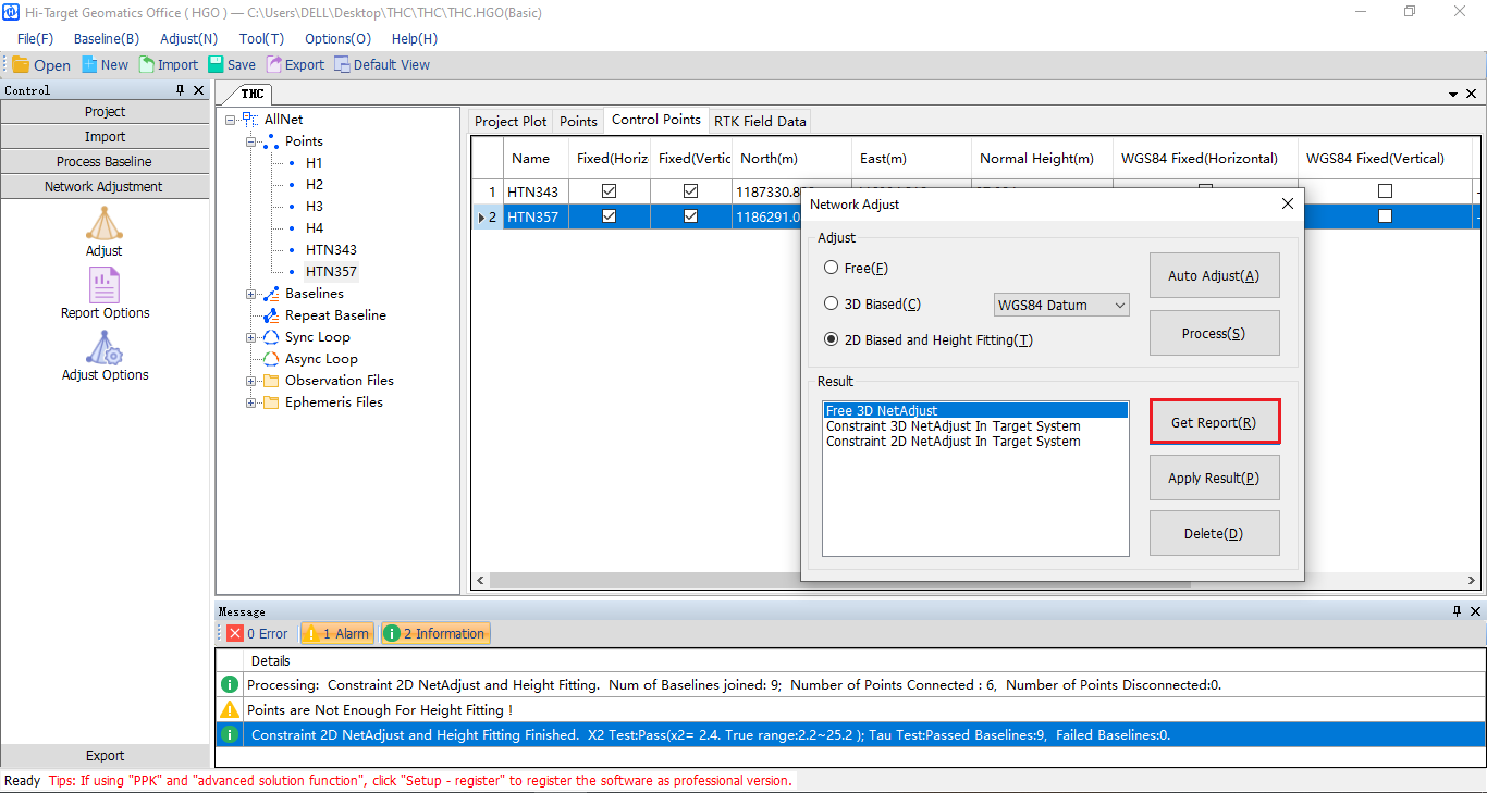 xử lý số liệu bằng phần mềm HGO