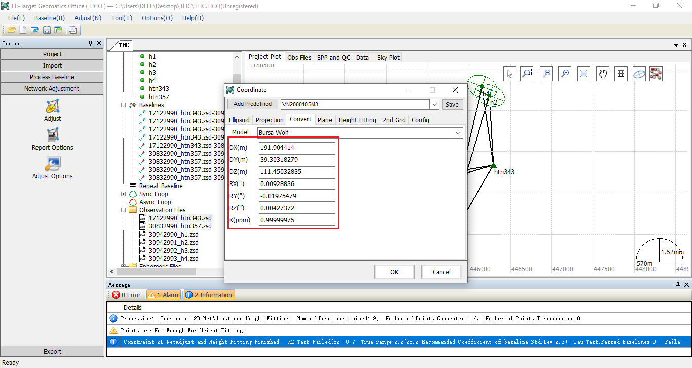 xử lý số liệu bằng phần mềm HGO