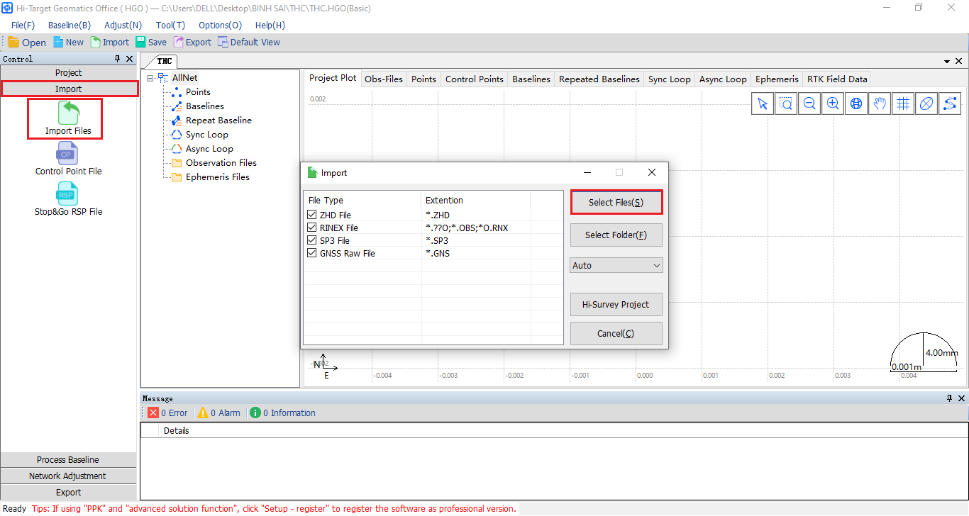 Xử lý số liệu bằng phần mềm HGO