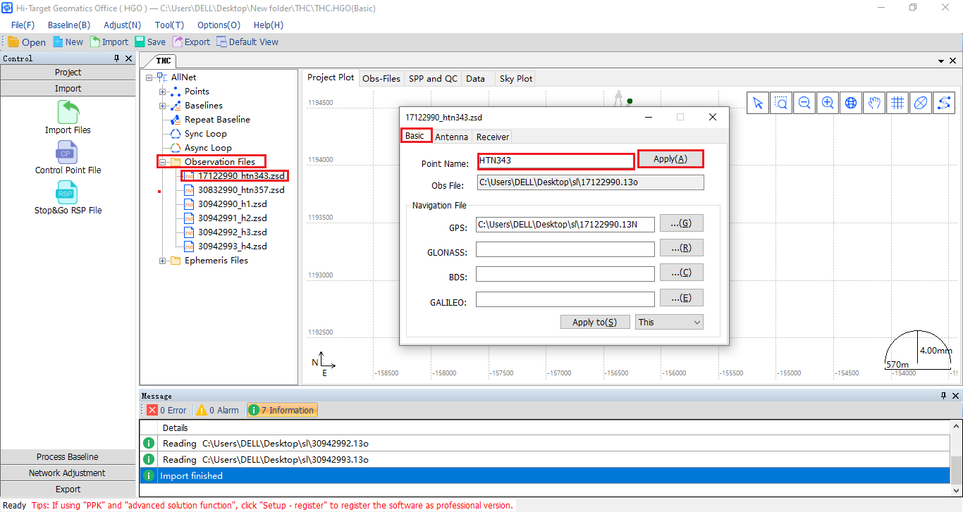 xử lý số liệu bằng phần mềm HGO