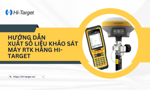 xuất số liệu khảo sát máy rtk